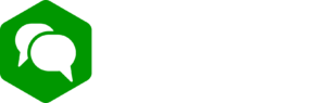 DevHuddle logo with white text